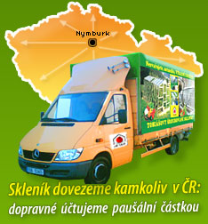 Sklen�k V�m dovezeme kamkoliv v �R - dopravn� ��tujeme pau��ln� ��stkou