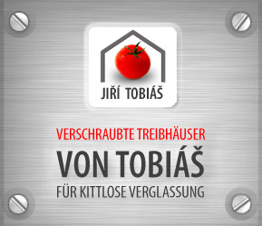 Tobi�ovy �roubovan� sklen�ky pro beztmel� zasklen�